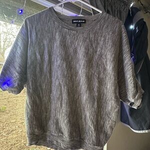 DKNY Gray Crew Neck Sweater